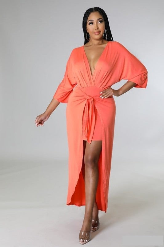 Arya Coral Dress