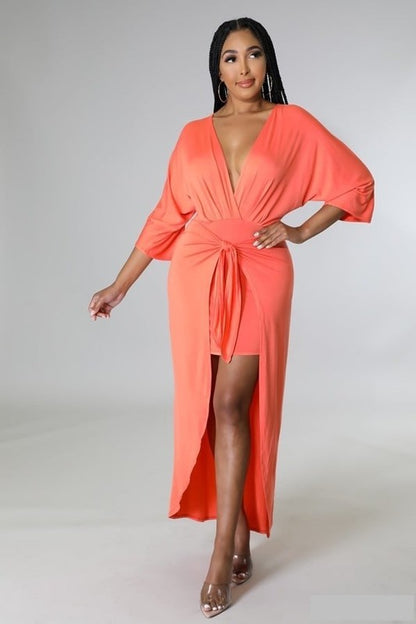 Arya Coral Dress