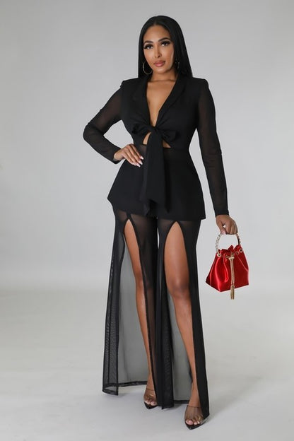 Rossou Black Low 2pc Set