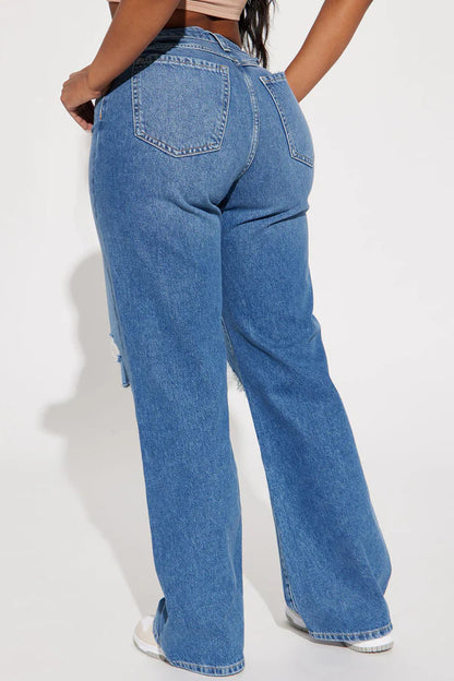 Best In Class Ripped Straight Leg Jeans