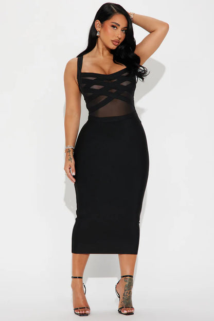 Cassie Bandage Midi Dress