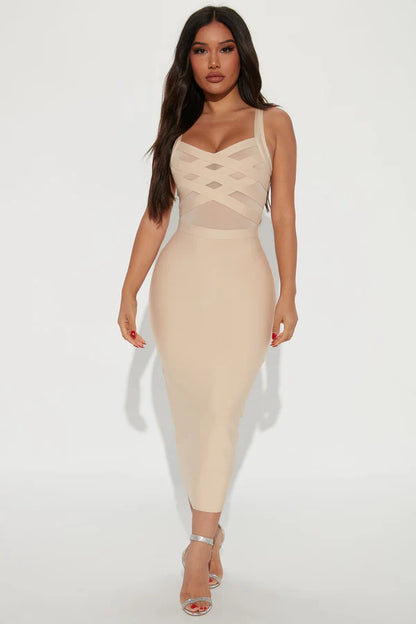 Cassie Bandage Midi Dress