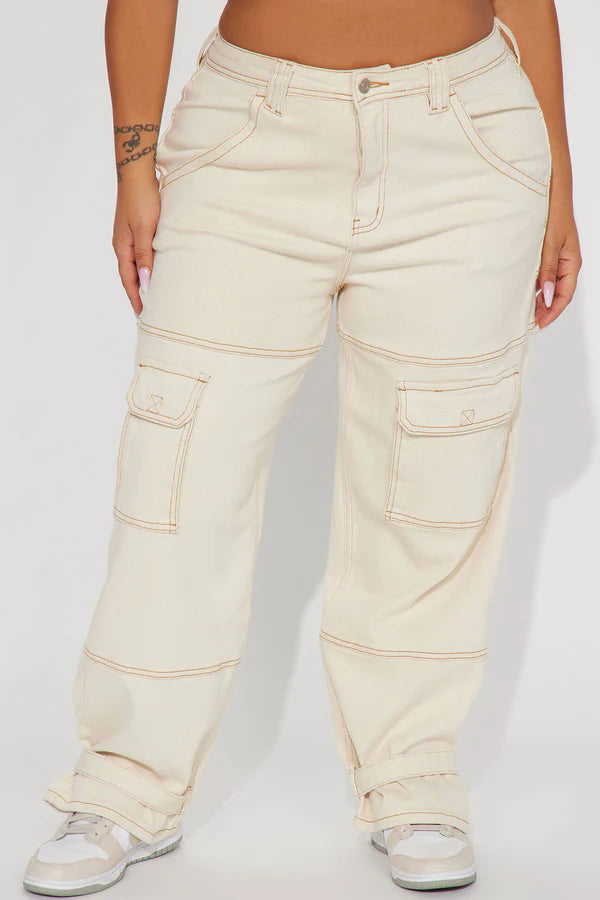 Challenge Accepted Low Stretch Cargo Jeans