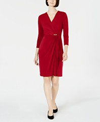 Charter Club Hardware Faux Wrap Dress