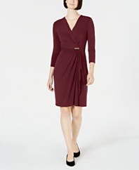 Charter Club Hardware Faux Wrap Dress