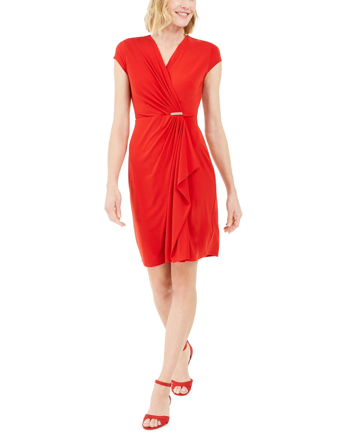 Charter Club Knit Cap-Sleeve Dress