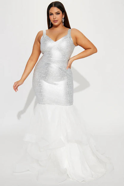 Pretty White Mermaid Dress