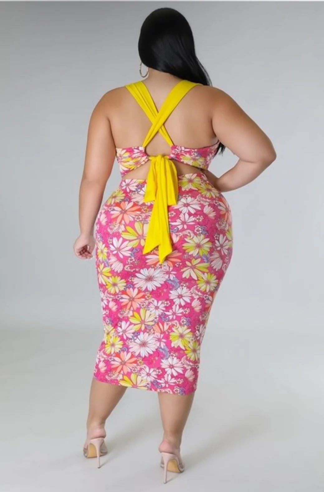 Floral Pink Dress