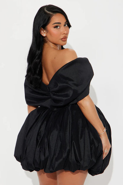 Heavenly Aura Satin Mini Dress