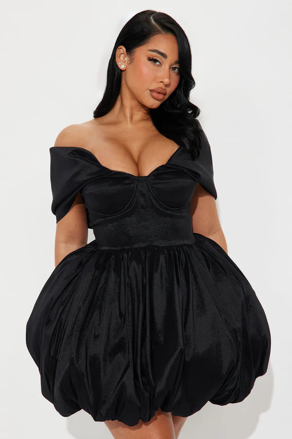 Heavenly Aura Satin Mini Dress
