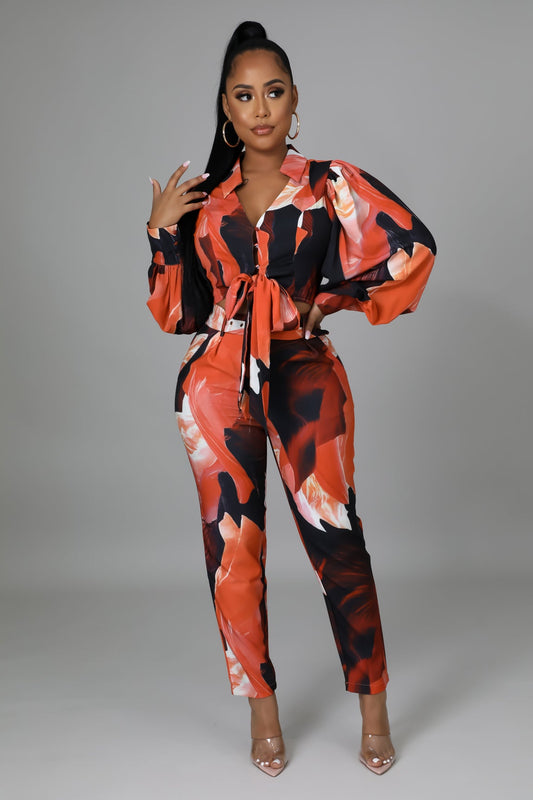 Hidden Feelings Pant Set