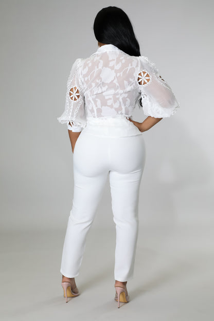 Classy Outing Pants Set