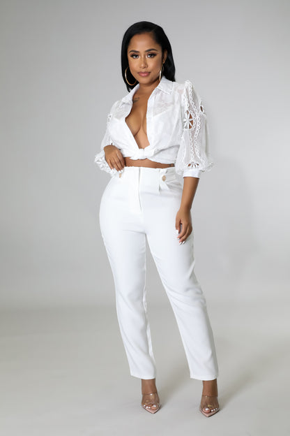 Classy Outing Pants Set