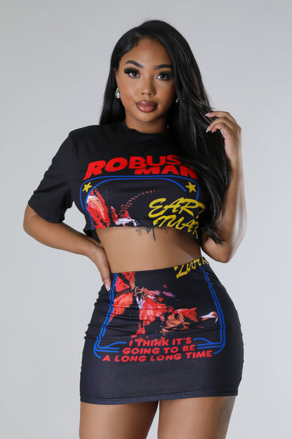 Hop In Skirt Set