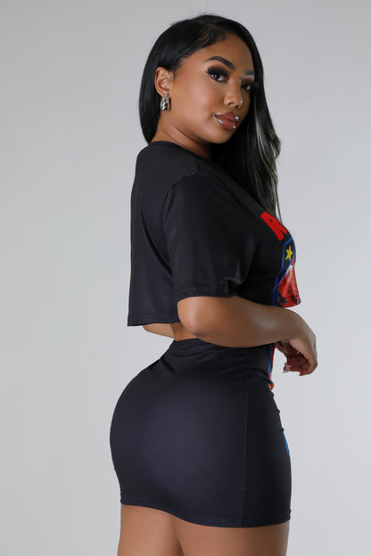 Hop In Skirt Set