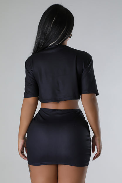 Hop In Skirt Set