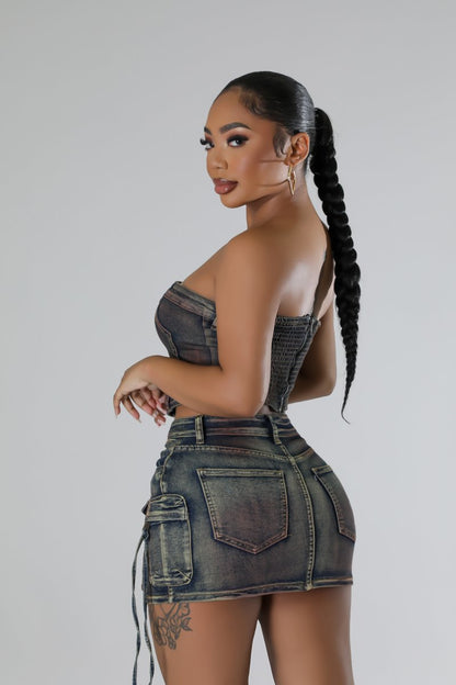 In Your Mind Skirt Set