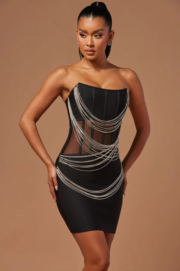 Chained Midi Dress