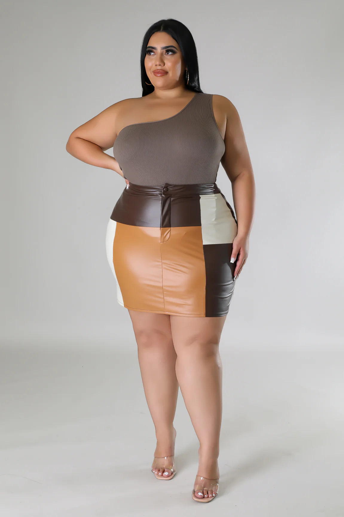 Jessie Leather Mini Skirt