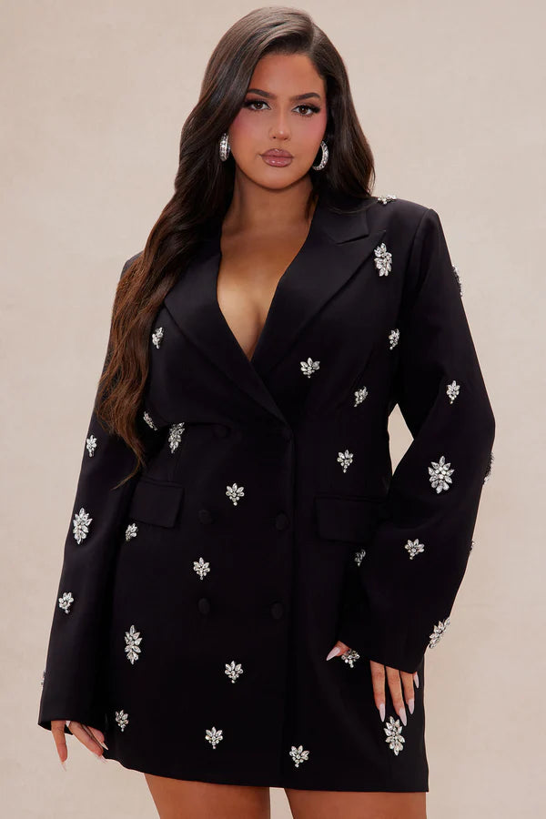 Jocie Embellished Blazer Dress