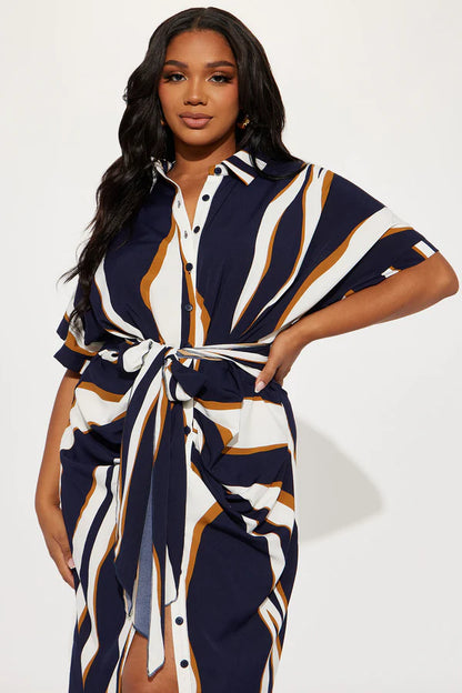Laurie Button Down Midi Dress