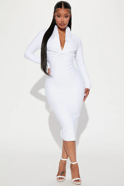 Lover's Whisper Midi Dress