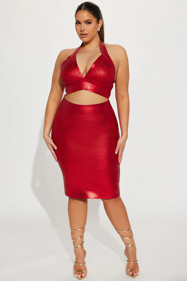 Mimi Bandage Midi Dress