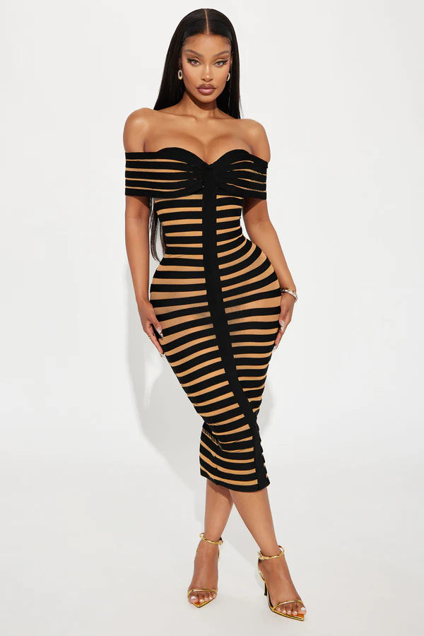 B-on-B Bandage Midi Dress