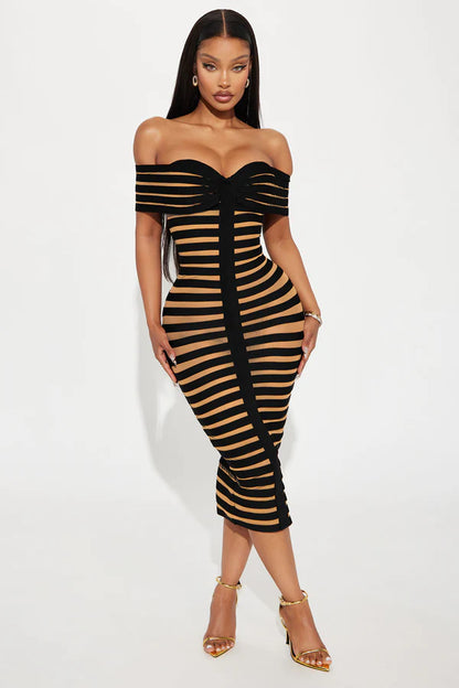 B-on-B Bandage Midi Dress