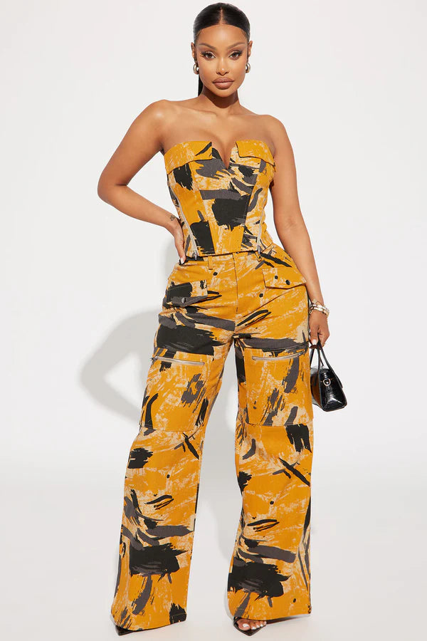On The Run Cargo Pant Set