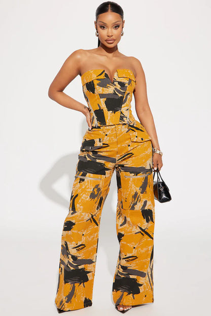 On The Run Cargo Pant Set