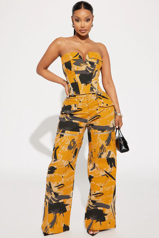 On The Run Cargo Pant Set