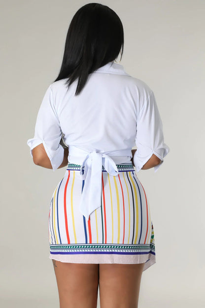 Paris Bound Skirt Set