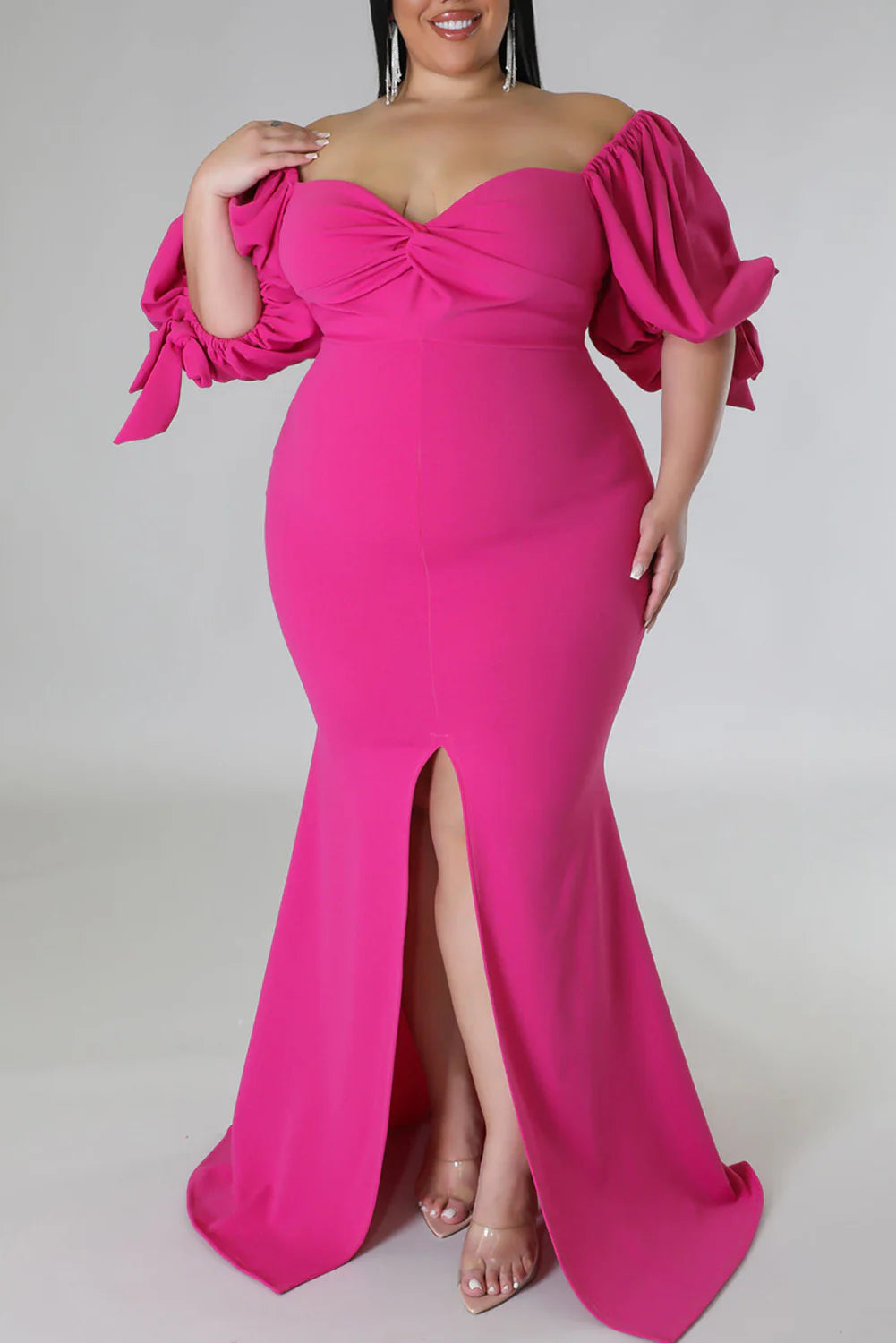 Rose Pink Maxi Dress