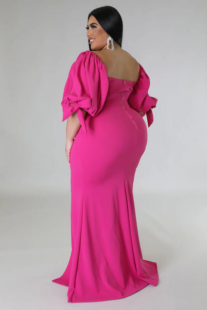Rose Pink Maxi Dress