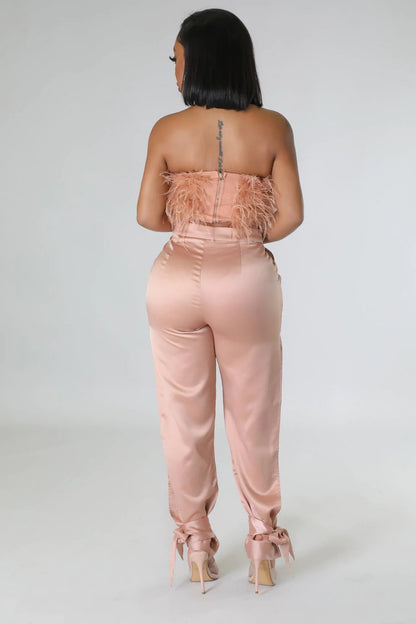 Satin Mama Pant Set