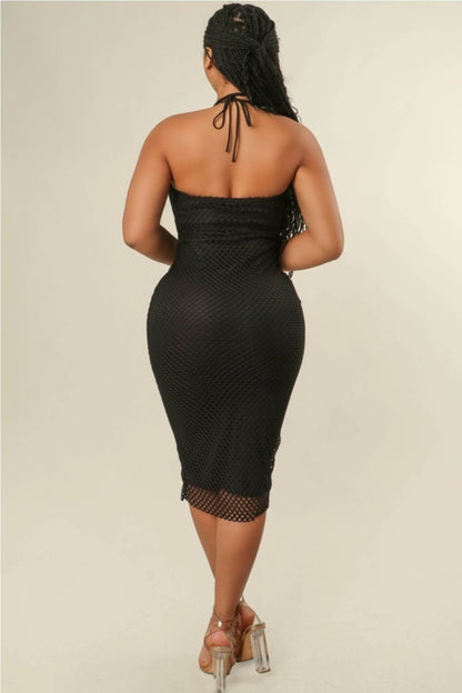 Fishnet Bodycon Dress