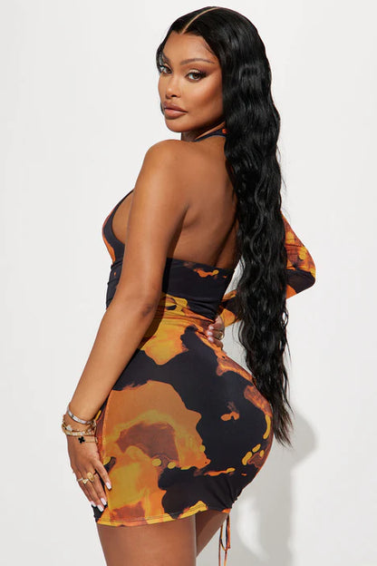 Mesh Mini Dress