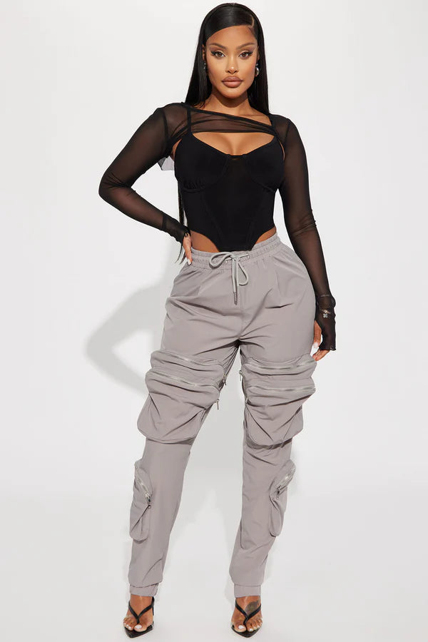 WTG Nylon Cargo Joggers