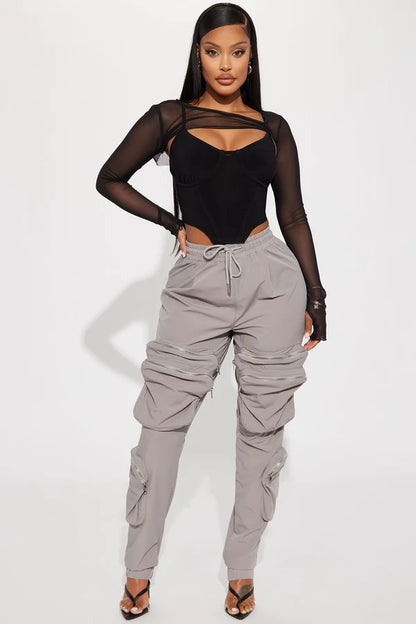 WTG Nylon Cargo Joggers