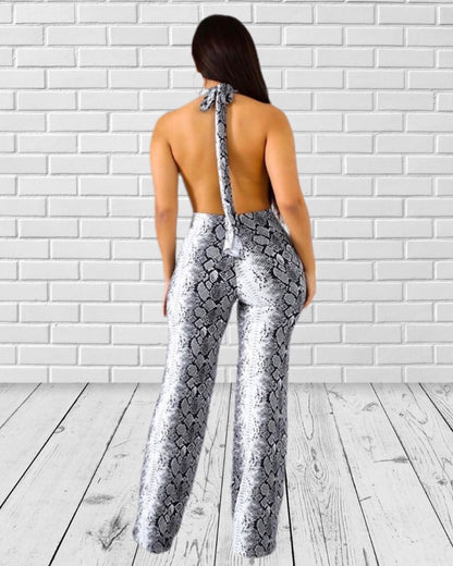 Classy Rattle Wrap Jumpsuit